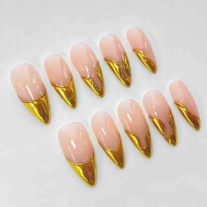 10PCS Handmade Press On Nails