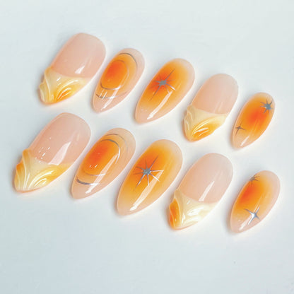 10PCS Handmade Press On Nails